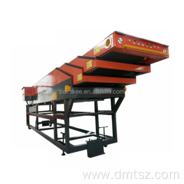 belt conveyor with hydraulic lifting system
